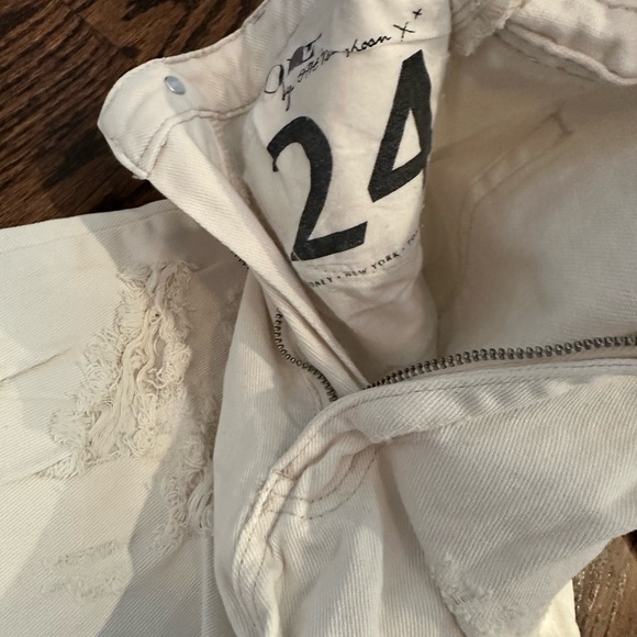 NWT One Teaspoon Capri boyfriend Ripped Jeans - Picture 5 of 5